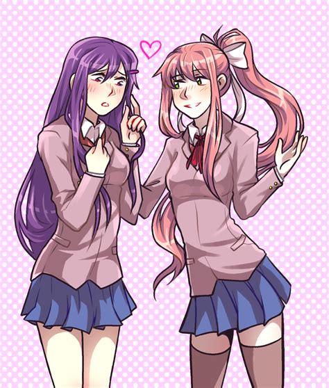 yuri x monika|DDLC Oneshots .